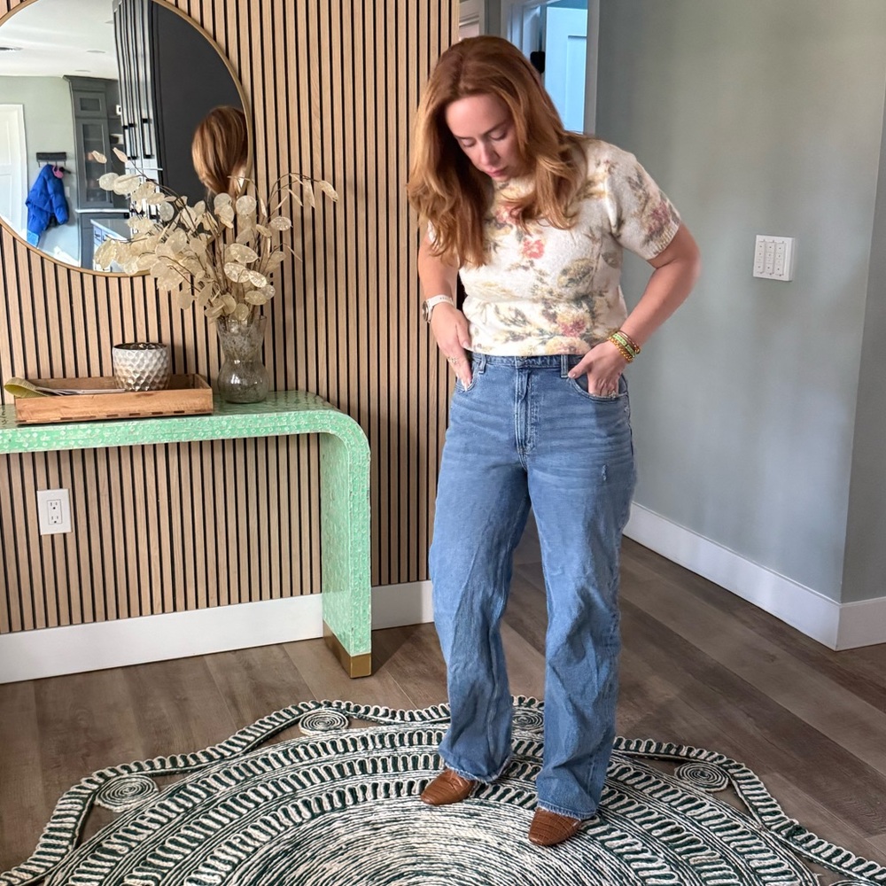 Abercrombie & Fitch 90s Relaxed High Rise Curve Love Jean | 30/10